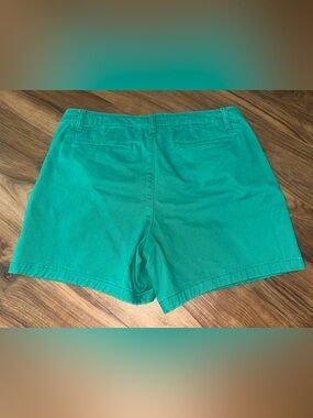 St. John’s Bay Teal Stretch Chino Shorts Size 10 5” Inseam
